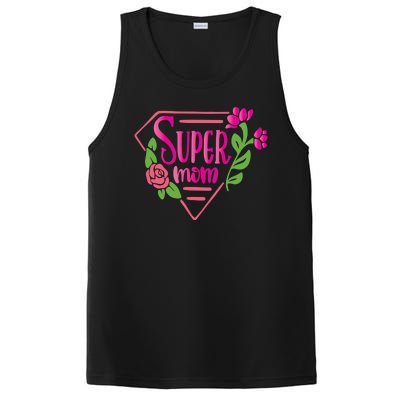 Super Mom Cute Gift PosiCharge Competitor Tank