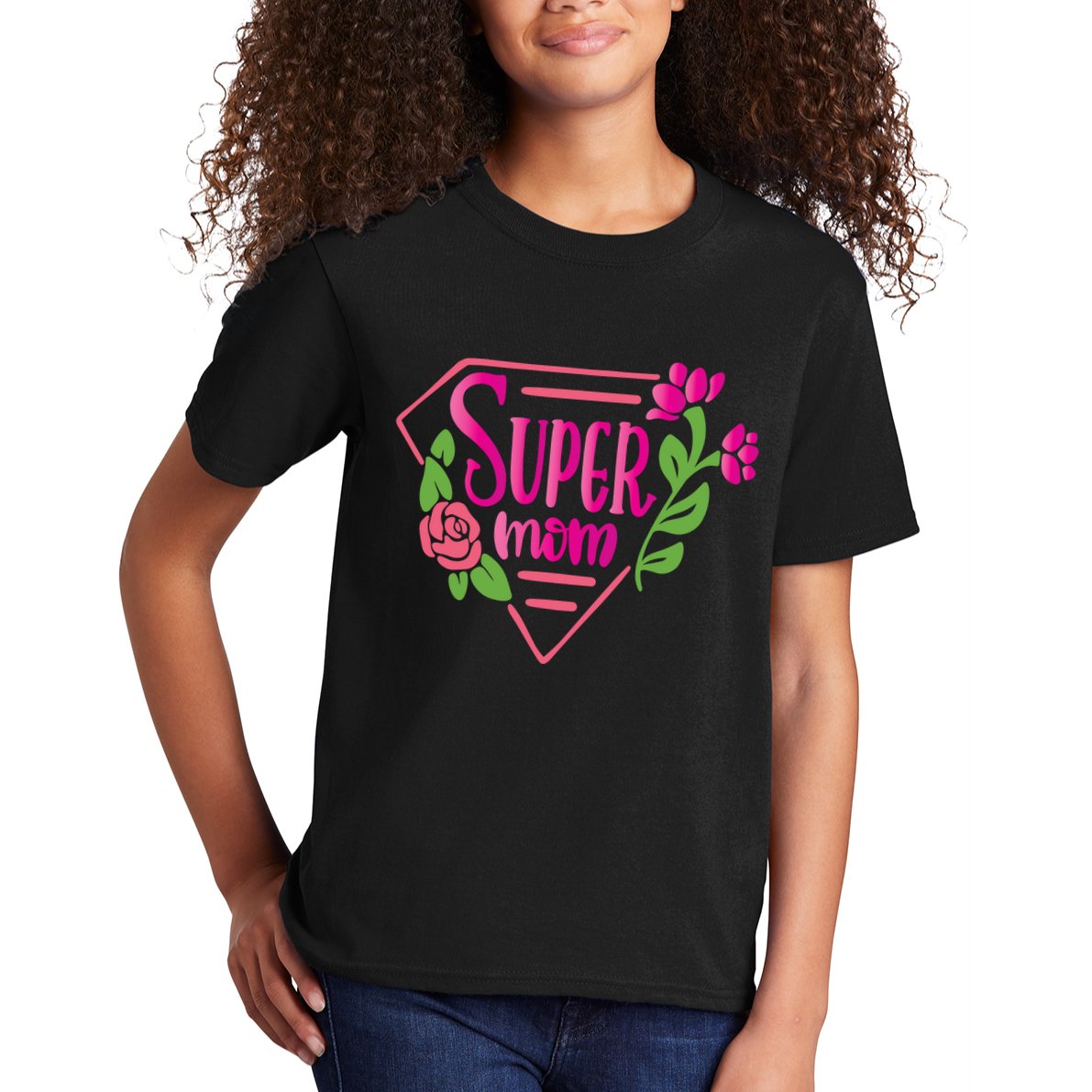 Super Mom Cute Gift Kids T-Shirt