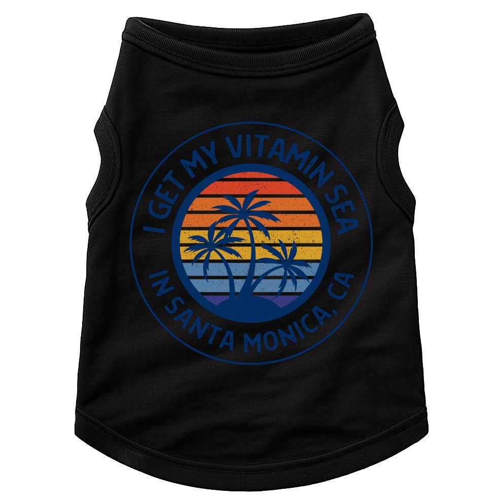 Santa Monica Ca Fun Santa Monica Vacation Santa Monica Pier Great Gift Doggie Tank