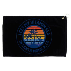 Santa Monica Ca Fun Santa Monica Vacation Santa Monica Pier Great Gift Grommeted Golf Towel