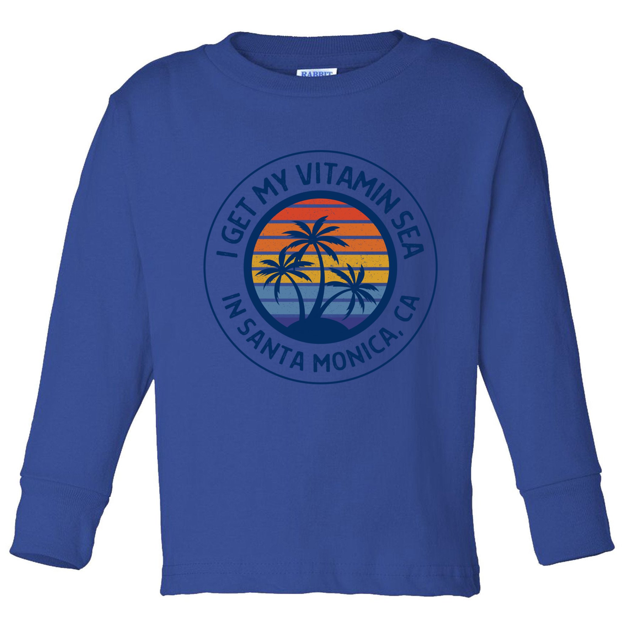 Santa Monica Ca Fun Santa Monica Vacation Santa Monica Pier Great Gift Toddler Long Sleeve Shirt