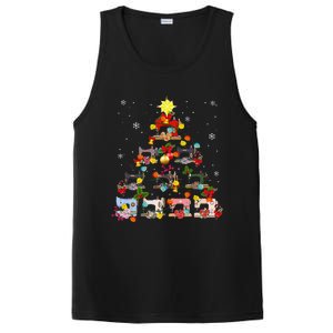 Sewing Machines Christmas Tree Quilt Sewing Lovers Xmas PosiCharge Competitor Tank