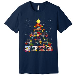 Sewing Machines Christmas Tree Quilt Sewing Lovers Xmas Premium T-Shirt