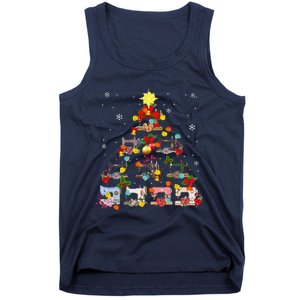 Sewing Machines Christmas Tree Quilt Sewing Lovers Xmas Tank Top