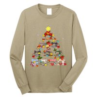 Sewing Machines Christmas Tree Quilt Sewing Lovers Xmas Long Sleeve Shirt