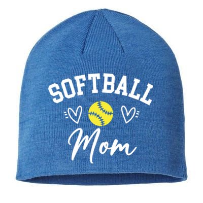 Softball Mom Cute Game Day Outfit Gift Sustainable Beanie