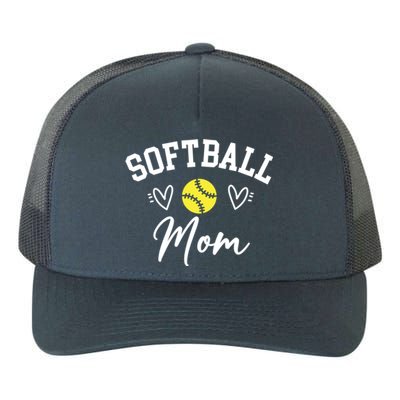 Softball Mom Cute Game Day Outfit Gift Yupoong Adult 5-Panel Trucker Hat