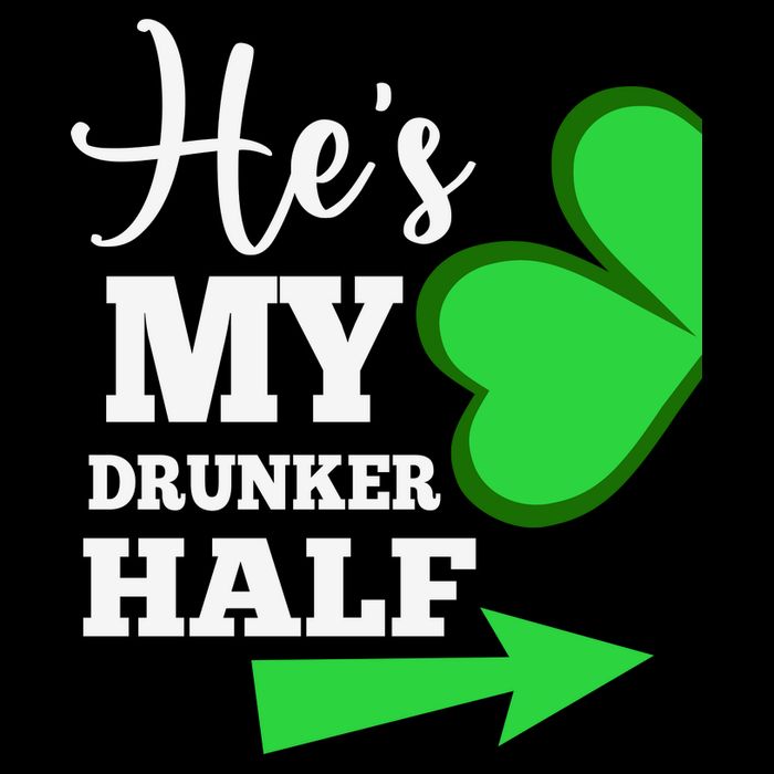 Shes My Drunker Half Couples St Patricks Day Irish Shamrock 16 in Basic Backpack