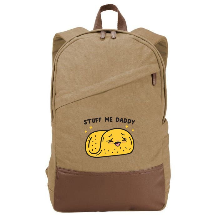 Stuff Me Daddy Taco Cotton Canvas Backpack