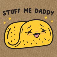 Stuff Me Daddy Taco Cotton Canvas Backpack