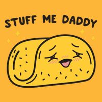 Stuff Me Daddy Taco Pom Pom 12in Knit Beanie