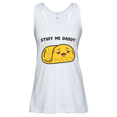 Stuff Me Daddy Taco Ladies Essential Flowy Tank