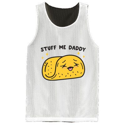 Stuff Me Daddy Taco Mesh Reversible Basketball Jersey Tank
