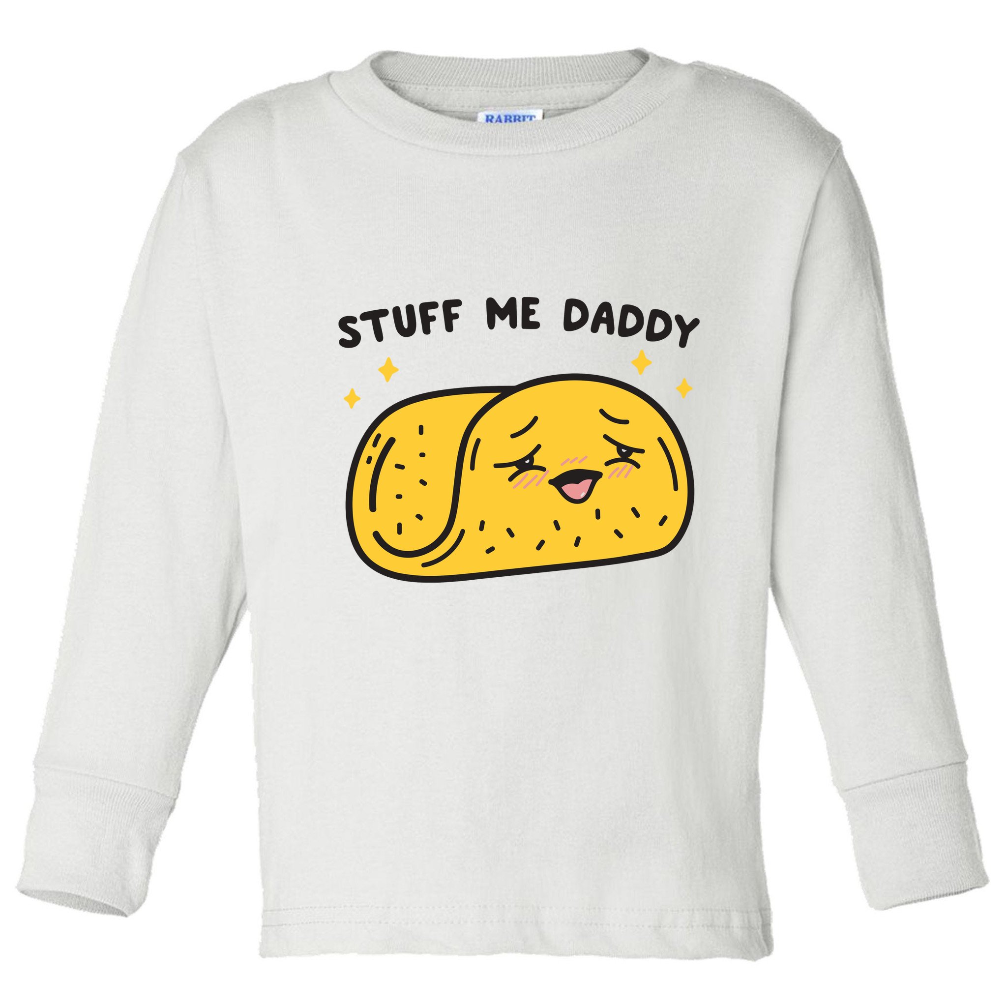 Stuff Me Daddy Taco Toddler Long Sleeve Shirt