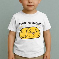 Stuff Me Daddy Taco Toddler T-Shirt