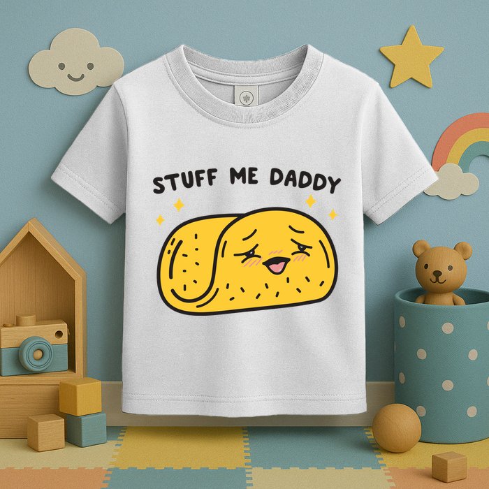 Stuff Me Daddy Taco Toddler T-Shirt