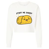 Stuff Me Daddy Taco Cropped Pullover Crew