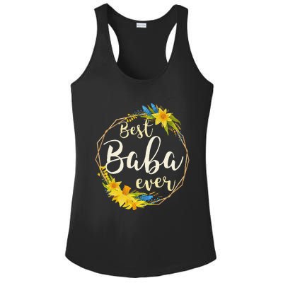 Serbian Mothers Day Best Baba Ever For Mom Grandma Serbia Ladies PosiCharge Competitor Racerback Tank