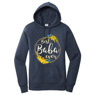 Serbian Mothers Day Best Baba Ever For Mom Grandma Serbia Women's Pullover Hoodie