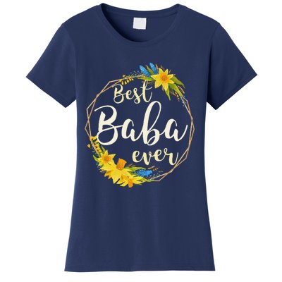 Serbian Mothers Day Best Baba Ever For Mom Grandma Serbia Women's T-Shirt