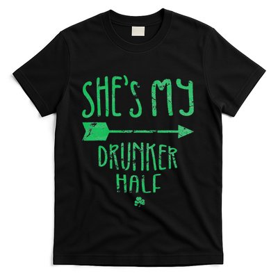 She's My Drunker Half Saint Patrick's Day Couples T-Shirt