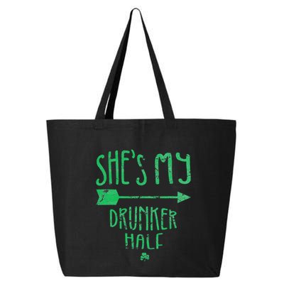 She's My Drunker Half Saint Patrick's Day Couples 25L Jumbo Tote