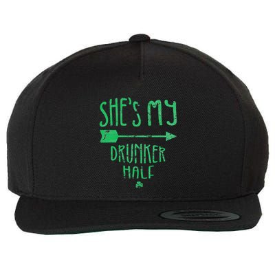 She's My Drunker Half Saint Patrick's Day Couples Wool Snapback Cap