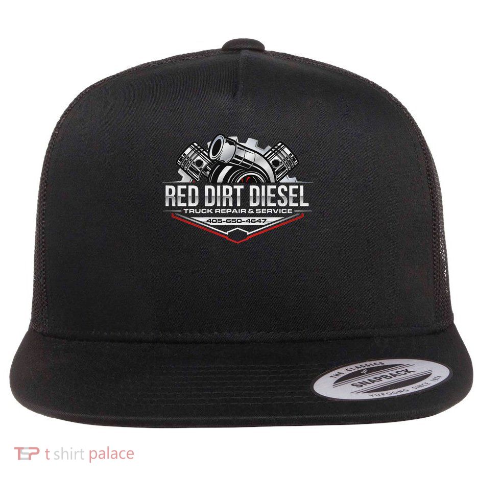Shop Mechanic Diesel Flat Bill Trucker Hat