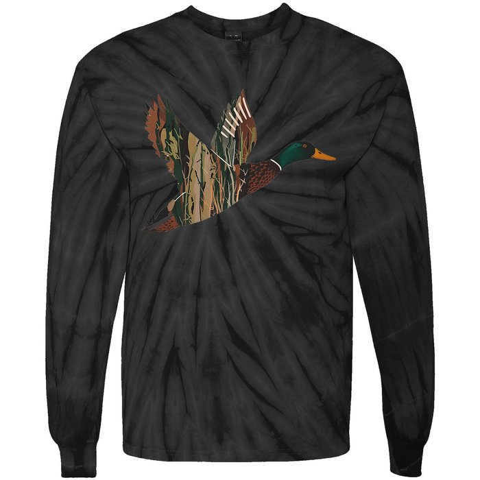 Sitka Mallard Dux Waterfowl Hunting Gear Duck Camo Tie-Dye Long Sleeve Shirt