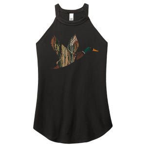 Sitka Mallard Dux Waterfowl Hunting Gear Duck Camo Women's Perfect Tri Rocker Tank