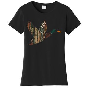 Sitka Mallard Dux Waterfowl Hunting Gear Duck Camo Women's T-Shirt