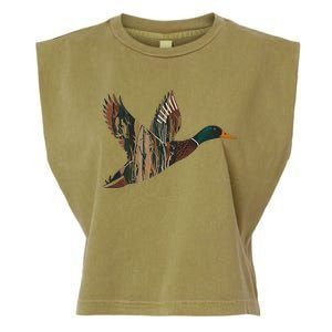 Sitka Mallard Dux Waterfowl Hunting Gear Duck Camo Garment-Dyed Women's Muscle Tee