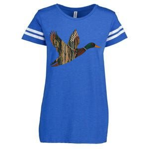 Sitka Mallard Dux Waterfowl Hunting Gear Duck Camo Enza Ladies Jersey Football T-Shirt