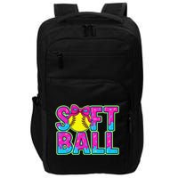 Softball Mama Drip Ice Cream Baseball Drip Game Day Impact Tech Backpack