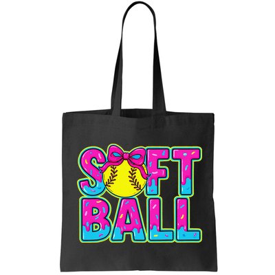 Softball Mama Drip Ice Cream Baseball Drip Game Day Bag