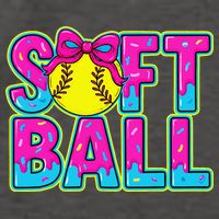 Softball Mama Drip Ice Cream Baseball Drip Game Day Vector Backpack