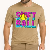 Softball Mama Drip Ice Cream Baseball Drip Game Day Cooling Performance Crew T-Shirt
