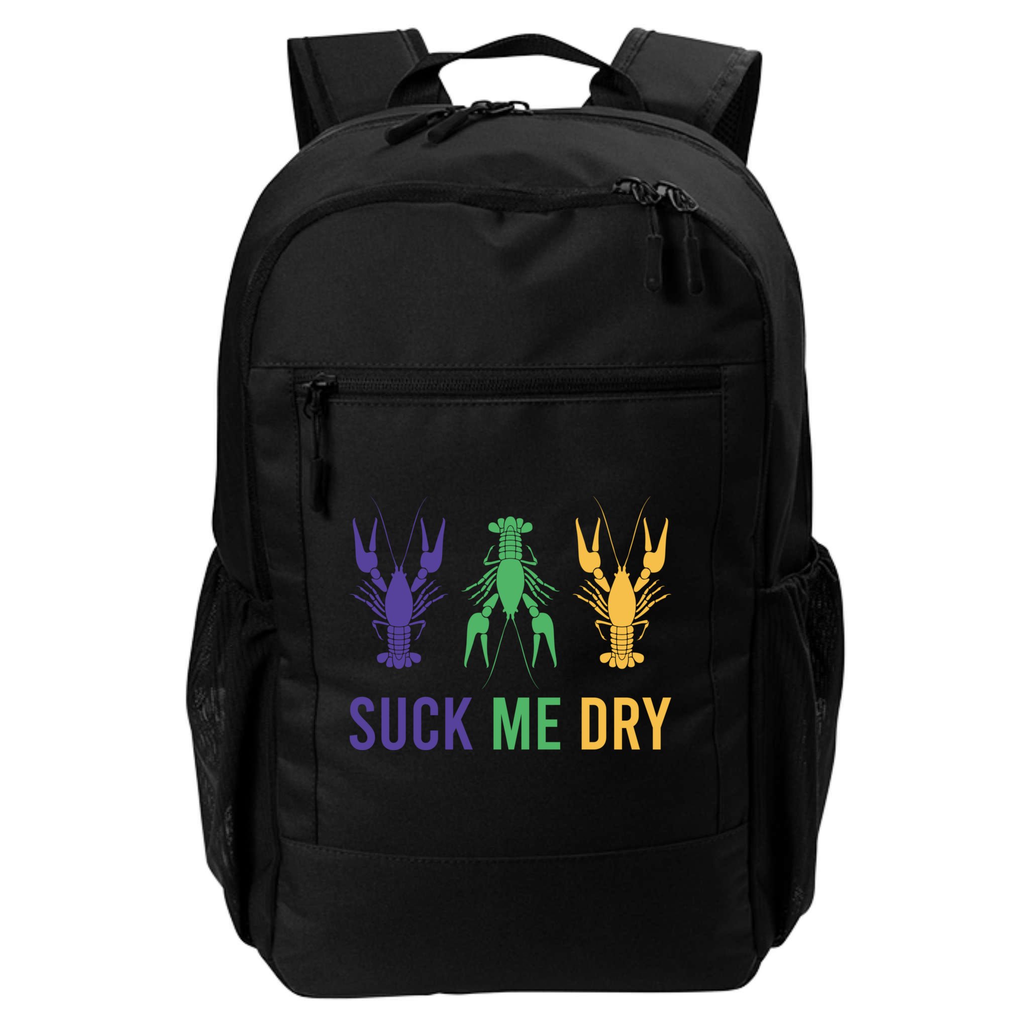 Funny Mardi Gras, Suck Me Dry, Mardi Gras Crawfish, Mardi Gras, Mardi Gras Backpack