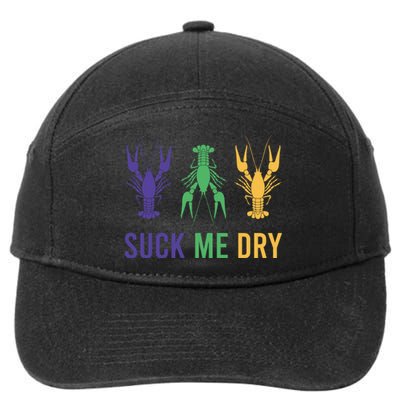 Funny Mardi Gras, Suck Me Dry, Mardi Gras Crawfish, Mardi Gras, Mardi Gras 7-Panel Snapback Hat