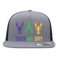 Funny Mardi Gras, Suck Me Dry, Mardi Gras Crawfish, Mardi Gras, Mardi Gras Flat Bill Trucker Hat