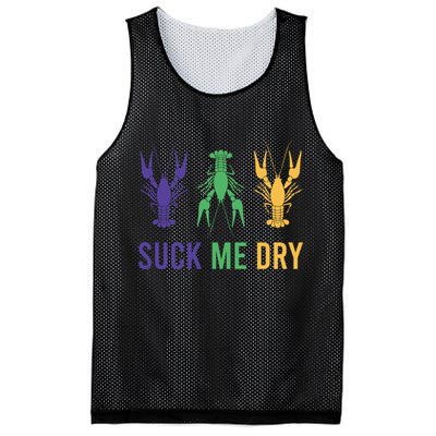 Funny Mardi Gras, Suck Me Dry, Mardi Gras Crawfish, Mardi Gras, Mardi Gras Mesh Reversible Basketball Jersey Tank