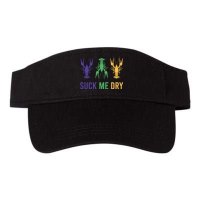 Funny Mardi Gras, Suck Me Dry, Mardi Gras Crawfish, Mardi Gras, Mardi Gras Valucap Bio-Washed Visor