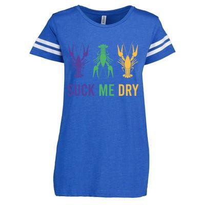 Funny Mardi Gras, Suck Me Dry, Mardi Gras Crawfish, Mardi Gras, Mardi Gras Enza Ladies Jersey Football T-Shirt