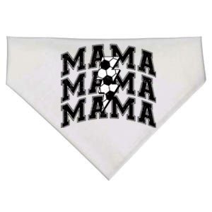 soccer Mama Distressed Lightning Bolt Mom USA-Made Doggie Bandana