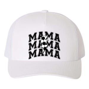 soccer Mama Distressed Lightning Bolt Mom Yupoong Adult 5-Panel Trucker Hat