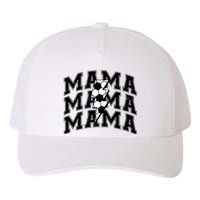 soccer Mama Distressed Lightning Bolt Mom Yupoong Adult 5-Panel Trucker Hat