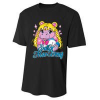 Sailor Moo Deng Funny Hippo Moo Deng Cute Performance Sprint T-Shirt