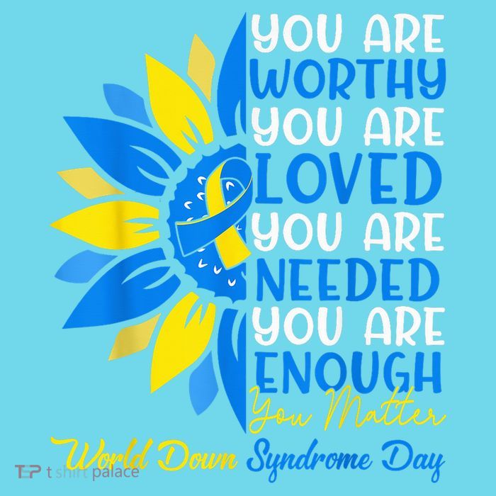 Sunflower Motivational Down Syndrome Awareness Kid Women's V-Neck T-Shirt
