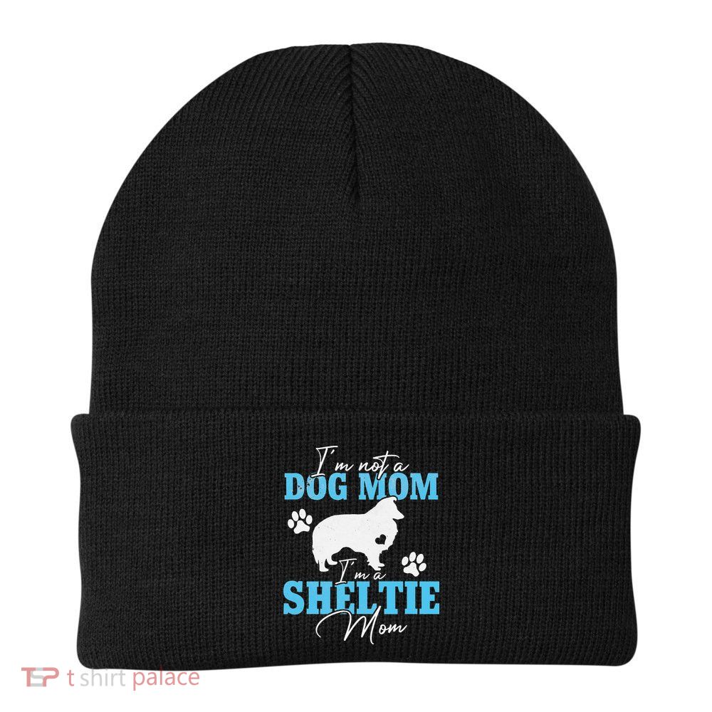 Sheltie Mom Dog Lovers Gifts For Dog Paw Mother's Day Beanie