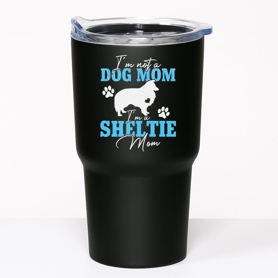 Sheltie Mom Dog Lovers Gifts For Dog Paw Mother's Day Tumbler